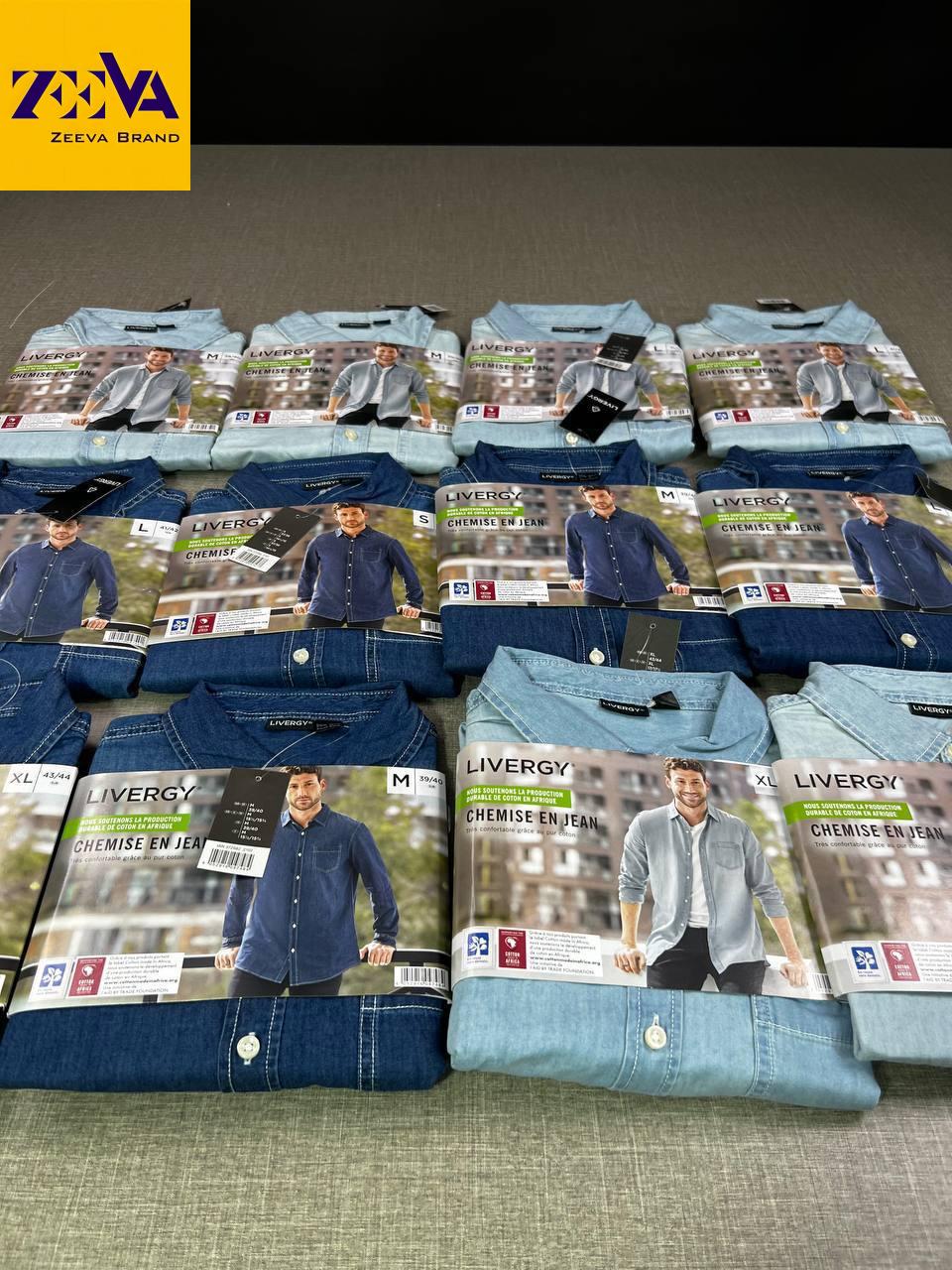 پیراهن جین مردانه عمده
