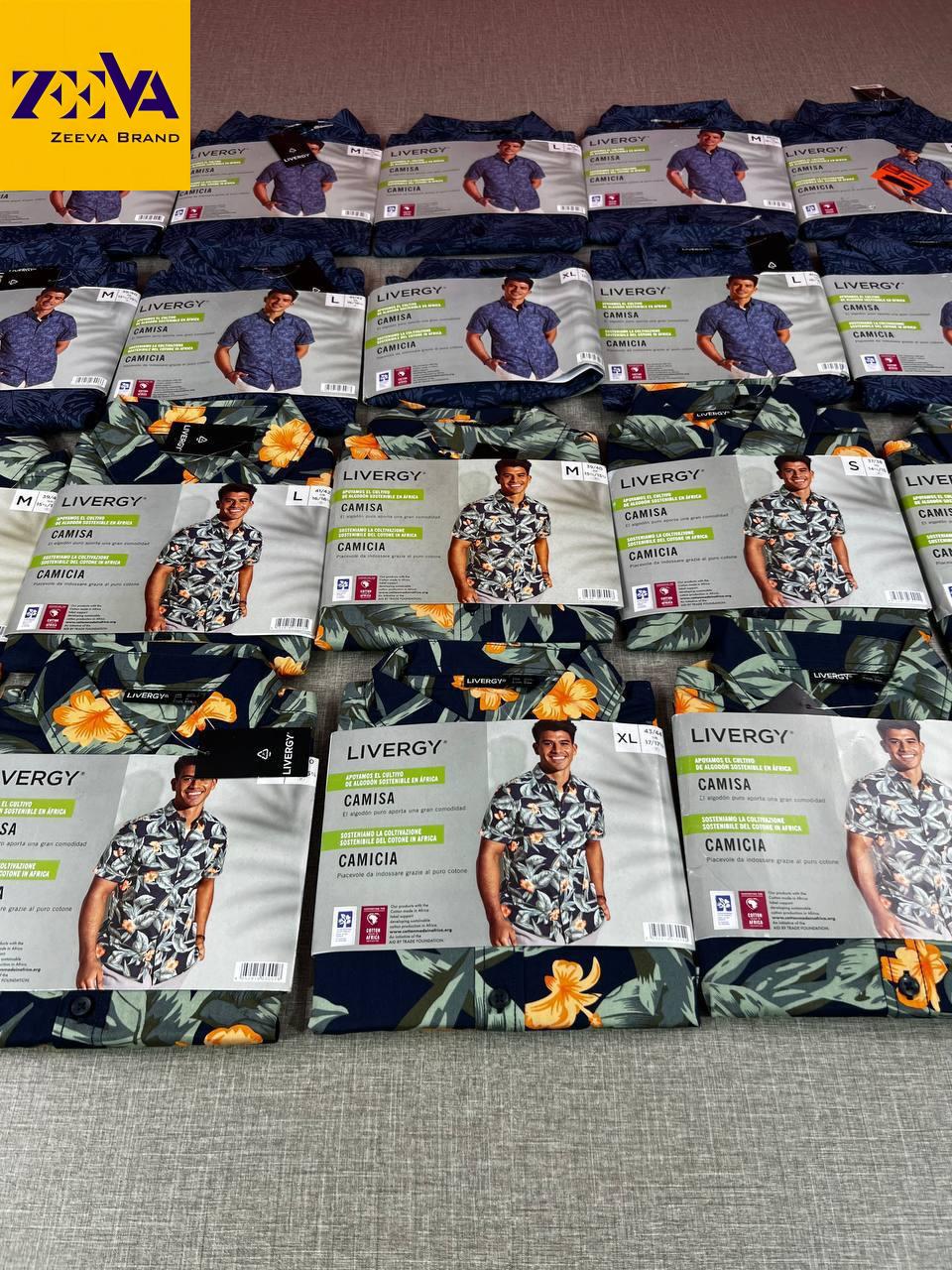 پیراهن هاوایی مردانه استوک