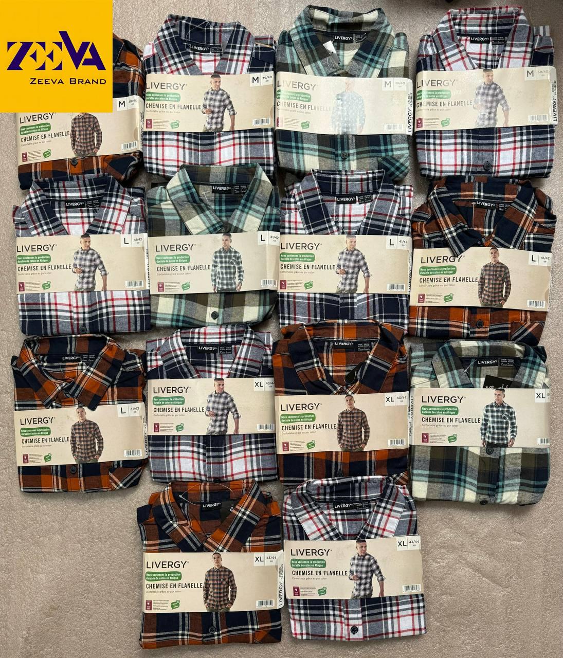 پیراهن پشمی مردانه استوک