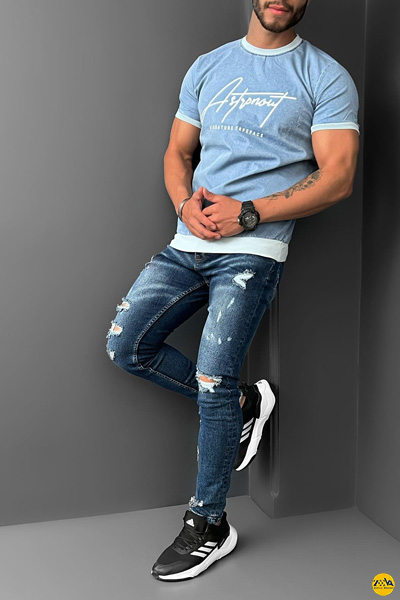 ست کردن شلوار جین با تیشرت