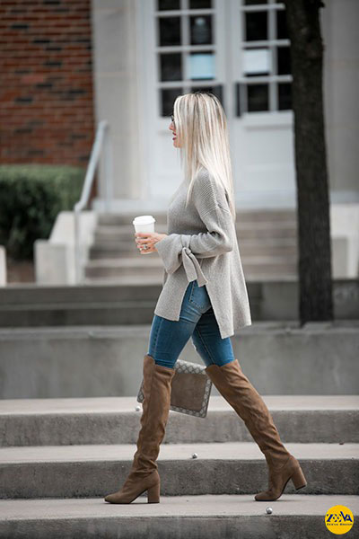 ست کردن لباس بافت با شلوار