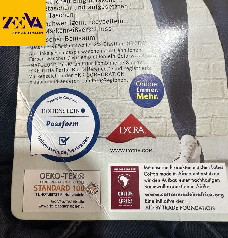 استانداردهای شلوار مردانه استوک کیلویی برند لیورجی