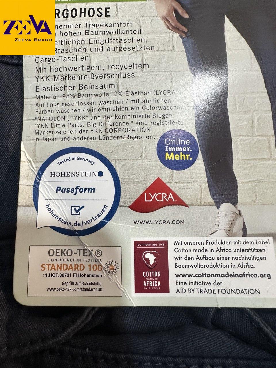 استانداردهای شلوار مردانه استوک کیلویی برند لیورجی استانداردهای شلوار مردانه استوک کیلویی برند لیورجی