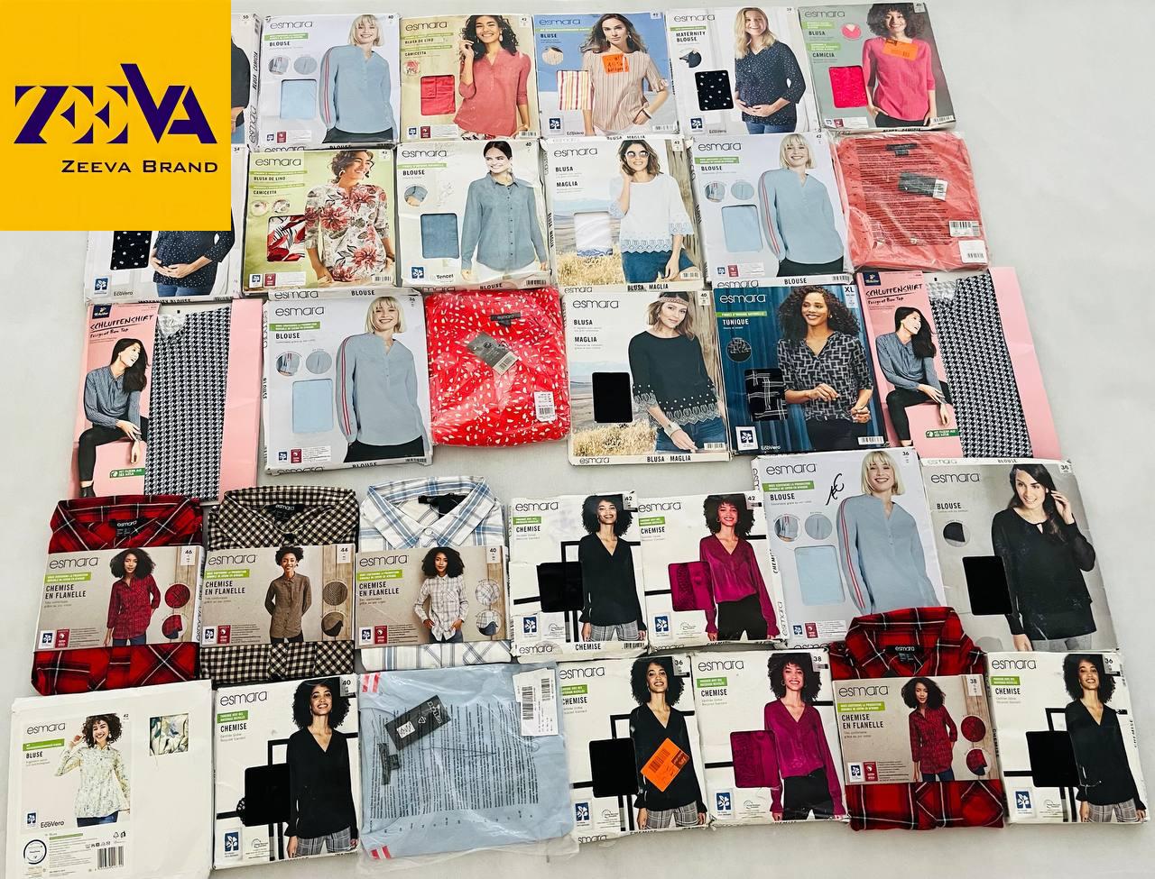 شومیز با کیفیت برند اسمارابه صورت کیلویی از جنس نخی و حریر