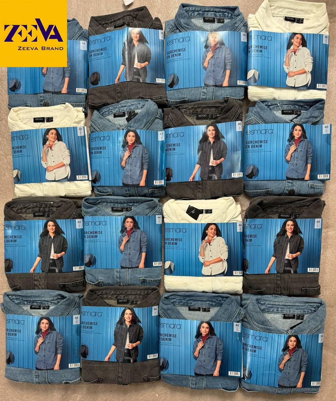 شومیز جین زنانه از برند اسمارا به صورت کیلویی