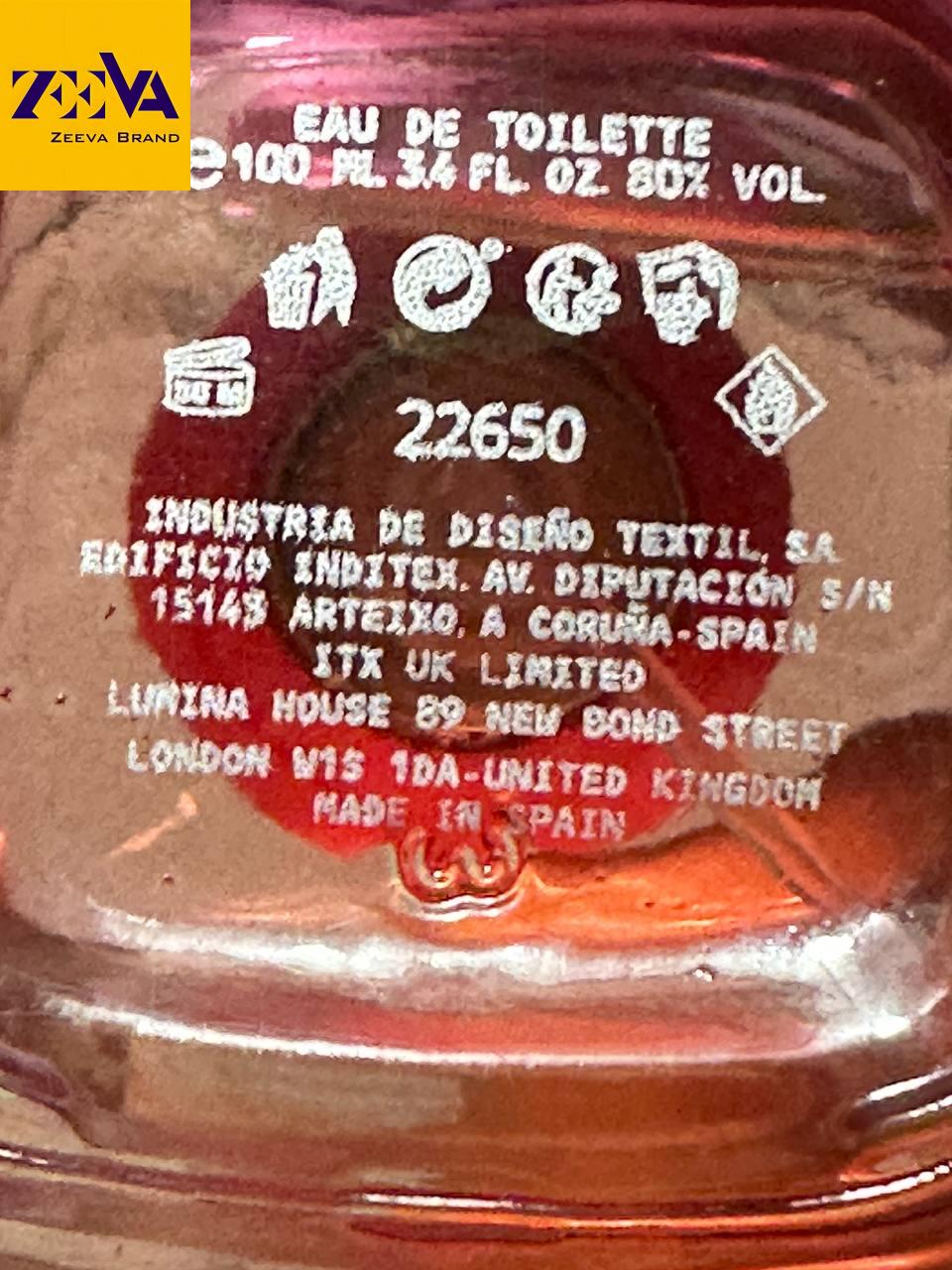 نشانه های ادکلن اورجینال برند زارا نشانه های ادکلن اورجینال برند زارا