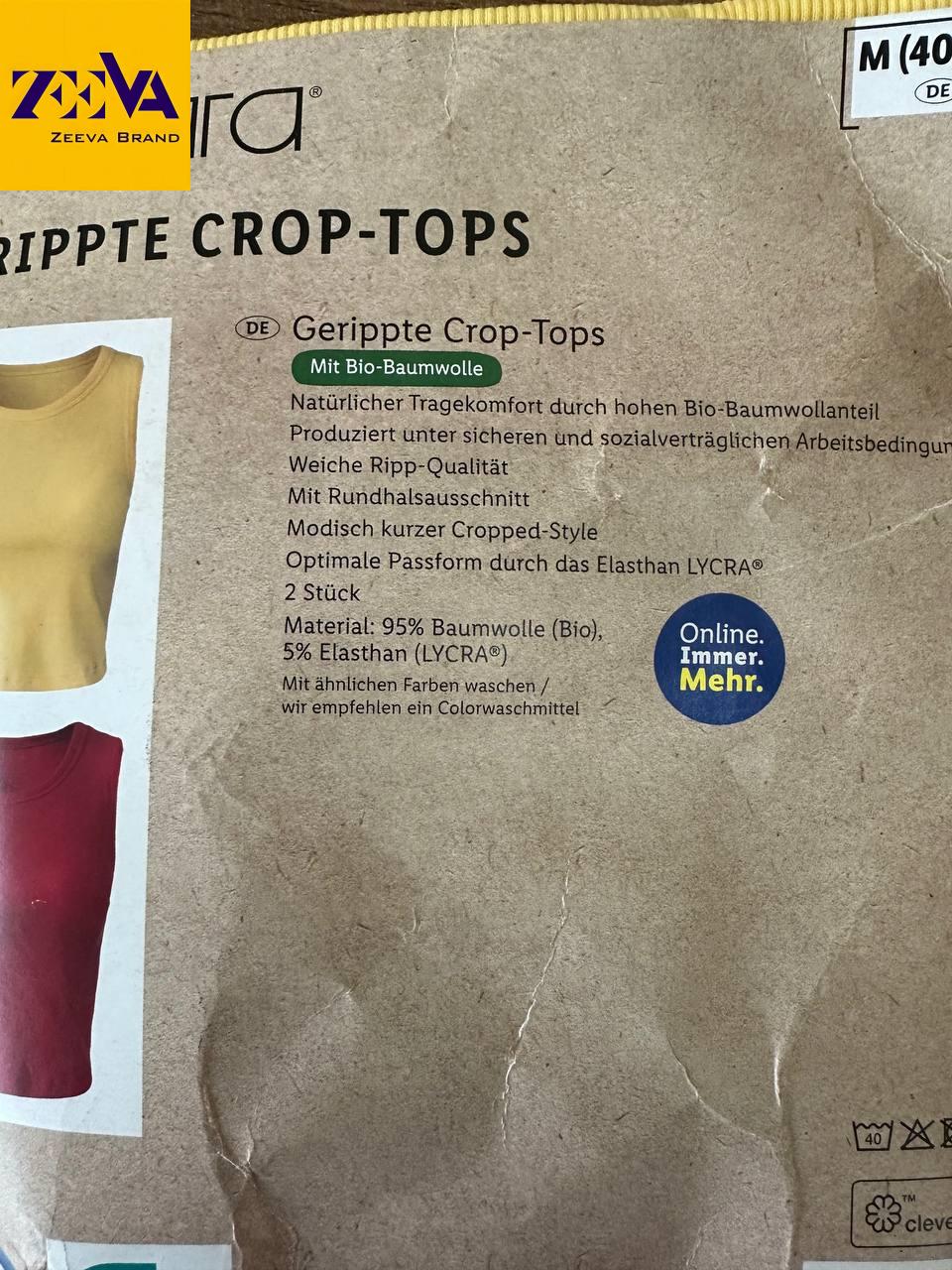 کراپ تاپ زنانه کراپ تاپ زنانه