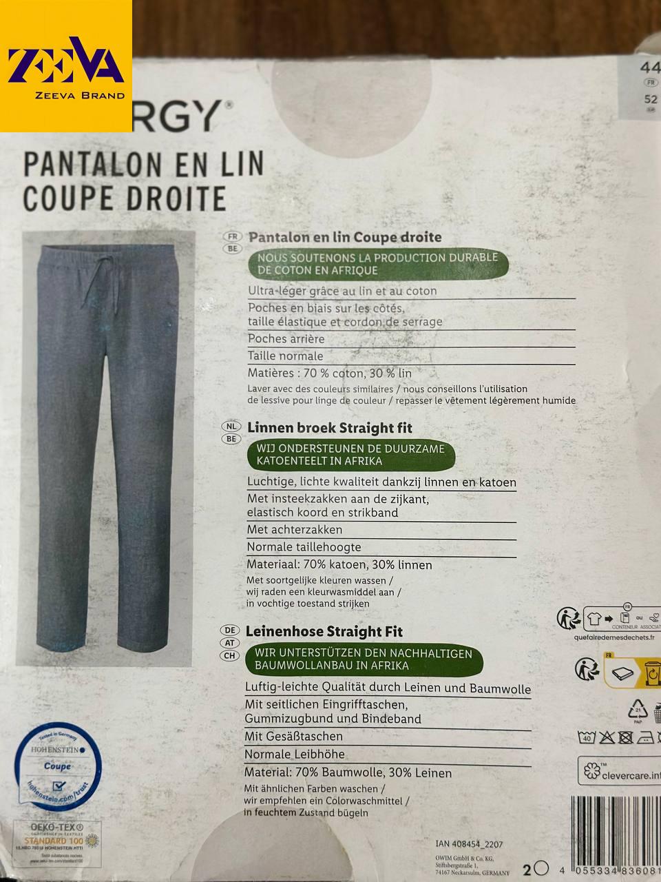 شلوار کنف مردانه برند لیورجی با ترکیب عالی نخ و لنین، انتخابی مناسب برای راحتی و استایل شم شلوار کنف مردانه برند لیورجی با ترکیب عالی نخ و لنین، انتخابی مناسب برای راحتی و استایل شم