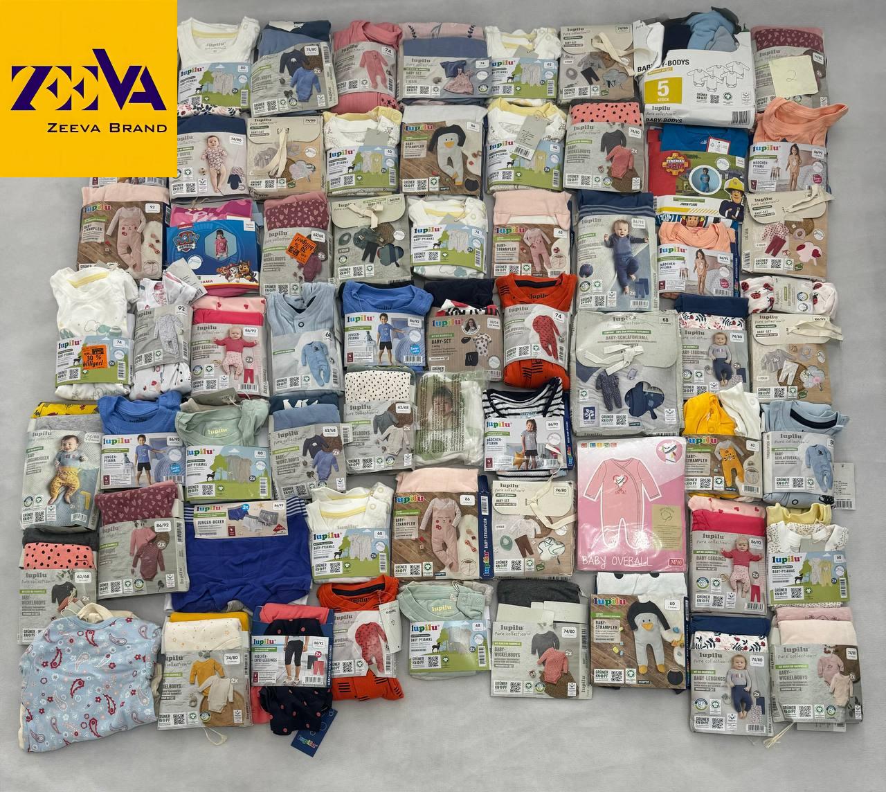 لباس بچگانه عمده کیلویی برند لوپیلو کیفیت بالا و قیمت مناسب لباس بچگانه برند لوپیلو