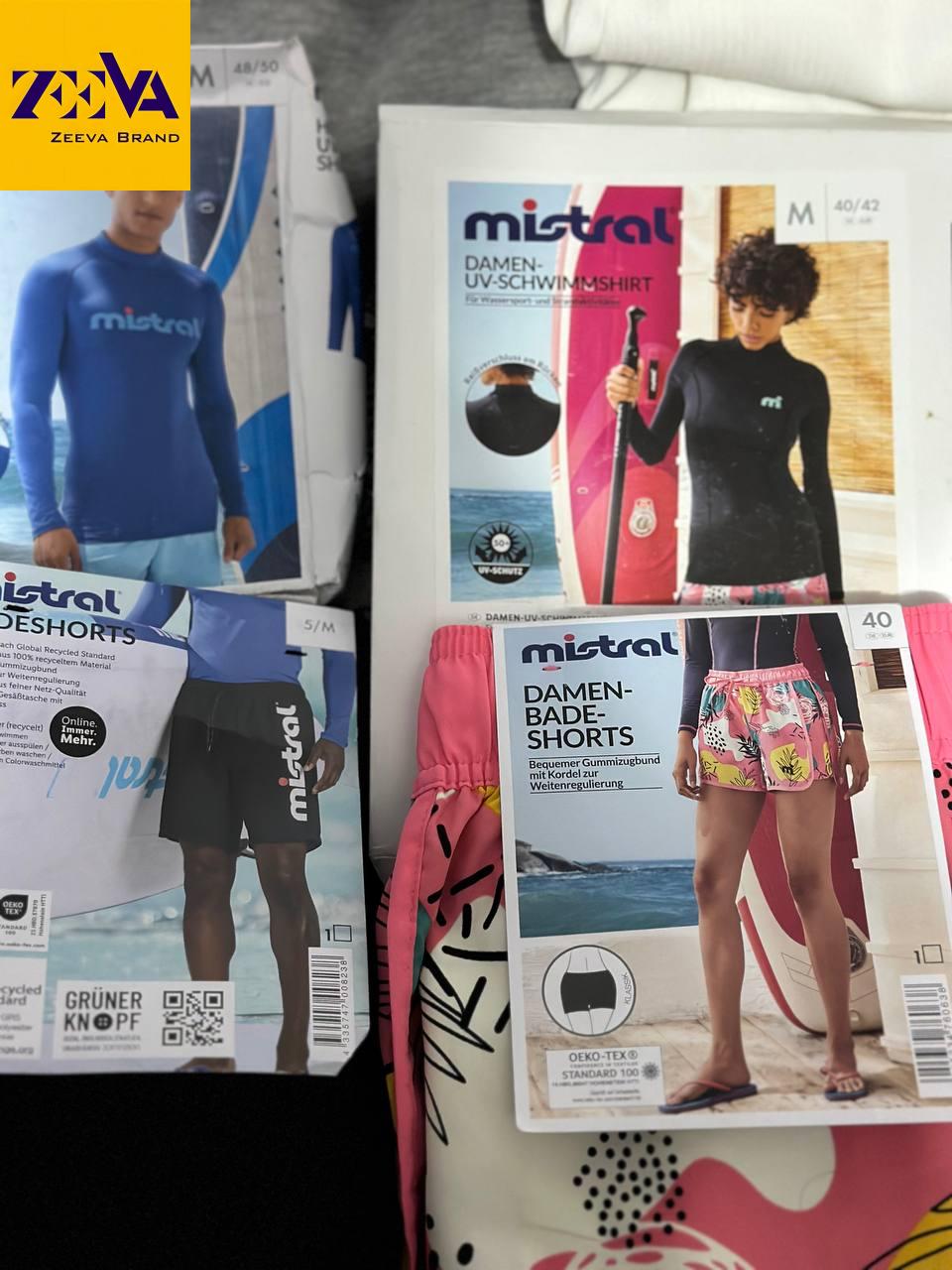 ست ساحلی و نیمزیپ شلوارک کریویت - خرید عمده و کیلویی ست ساحلی کریویت شامل نیمزیپ و شلوارک، مناسب برای مناطق گرمسیری و فروش عمده بهصورت کیلویی