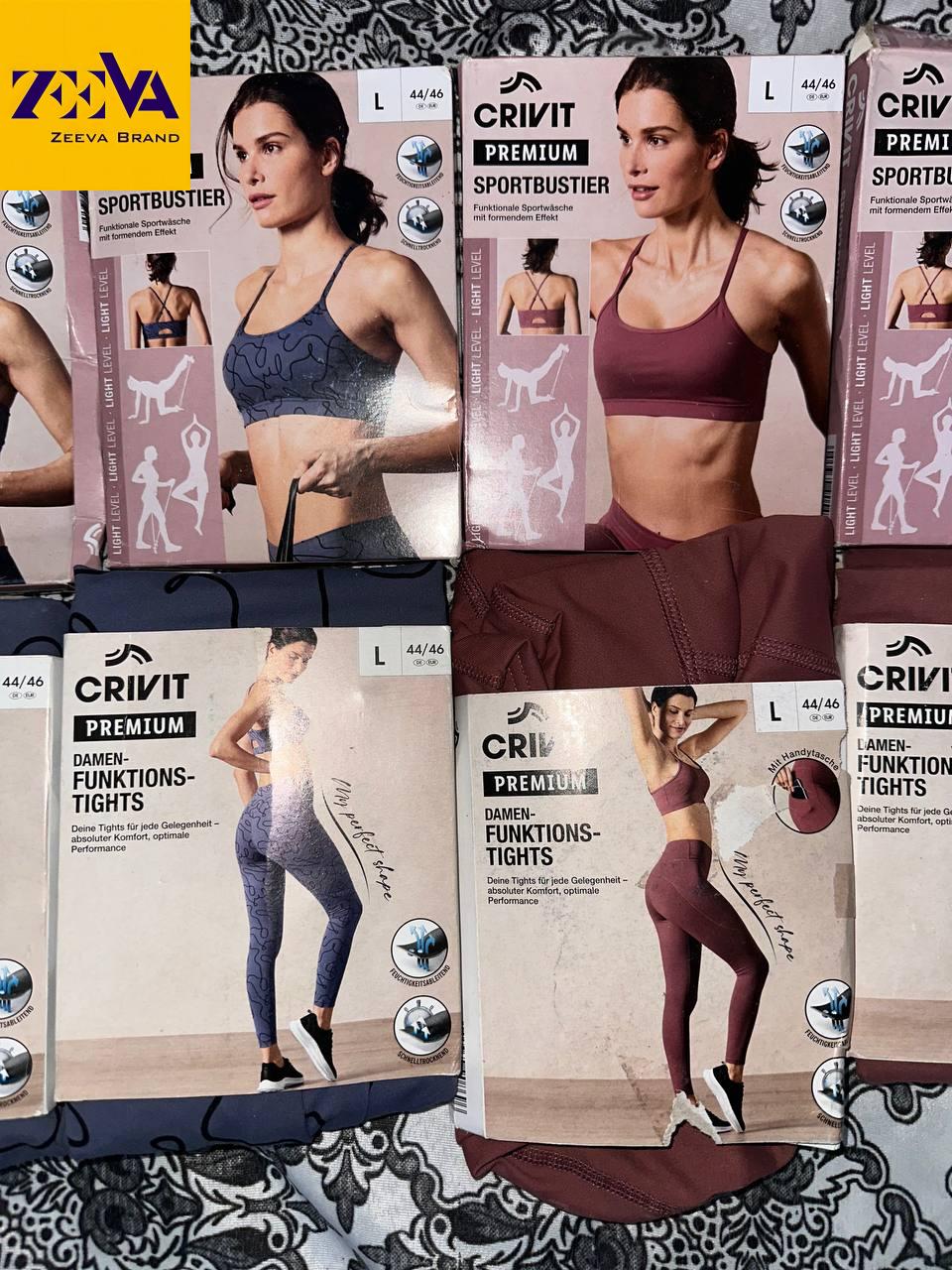 ست لگ و نیمتنه کریویت - خرید عمده و کیلویی ست ورزشی کریویت شامل لگ و نیمتنه، مناسب برای ورزش و فروش عمده بهصورت کیلویی