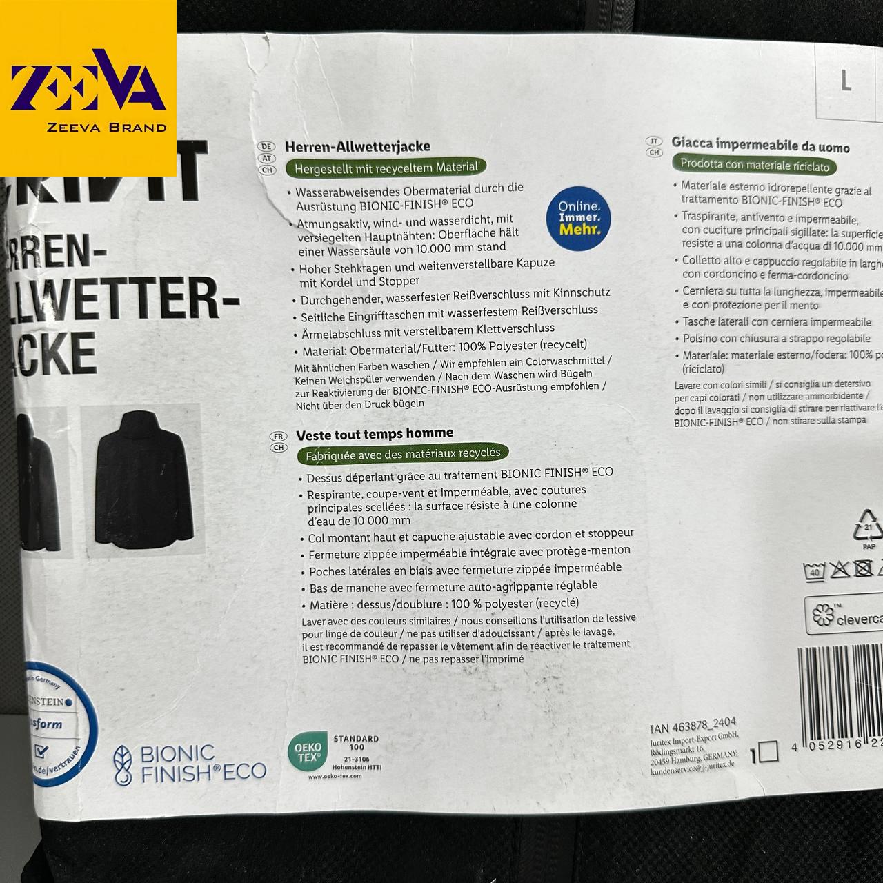 مشخصات نیمزیپ مردانه برند کریویت – جنس پلیاستر و کشسانی