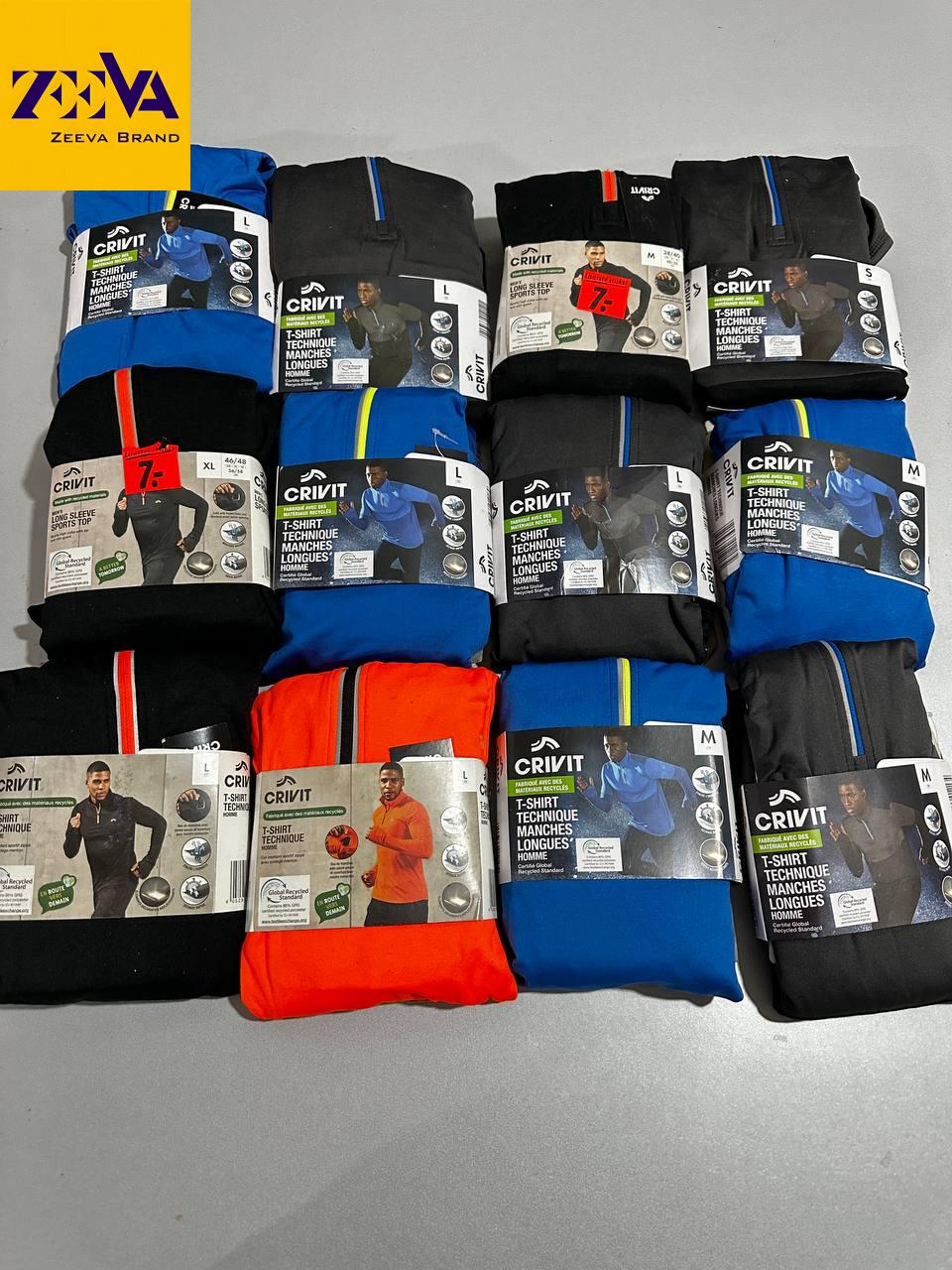 نیمزیپ مردانه برند کریویت – پوشاک ورزشی استوک اروپایی