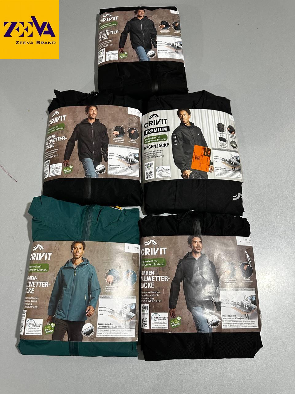کاپشن بارانی مردانه کریویت – پوشاک اورجینال آلمانی برند Crivit وارداتی از Lidl