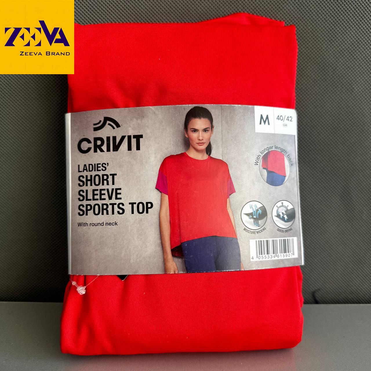 تیشرت ورزشی زنانه کریویت - نمای محصول تیشرت ورزشی زنانه کریویت اورجینال مناسب باشگاه و فروش عمده