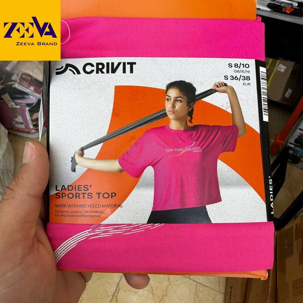 تیشرت ورزشی زنانه کریویت برند اورجینال مناسب باشگاه و فروش عمده